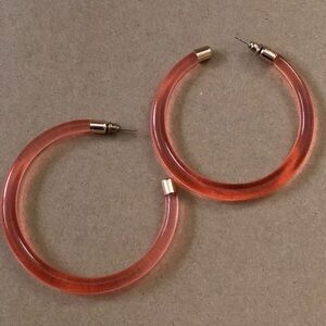 SUGARFIX By BaubleBar Pink Hoop Earrings